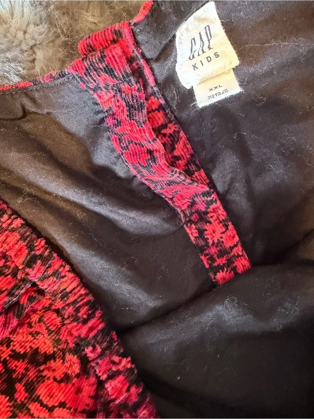 GAP Kids girls floral corduroy dress